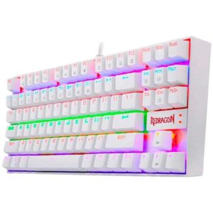 Teclados Redragon Kumara White red switch spanish