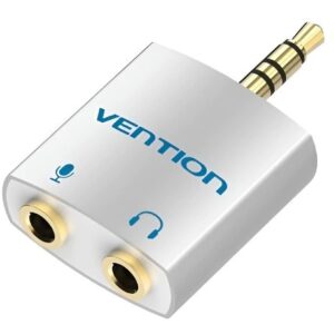 Adaptador Jack 3.5 Mm A Audio Y MicrofonoAuricular Vention