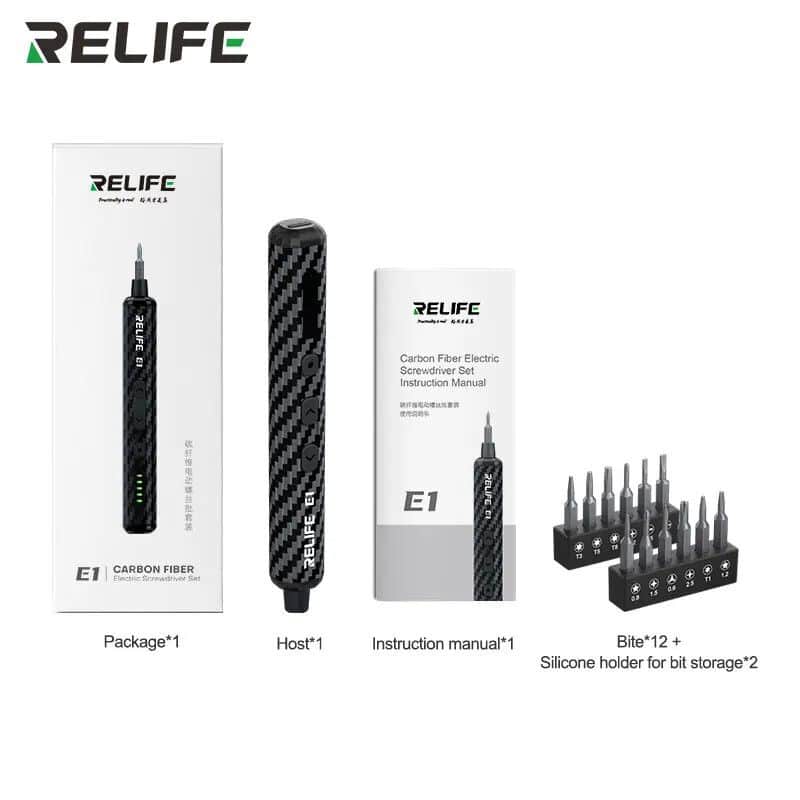 DESTORNILLADOR ELECTRICO Carbon fiber RELIFE E1 - Imagen 4