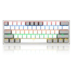 Teclados Redragon Fizz RGB K617-RGB White/Grey