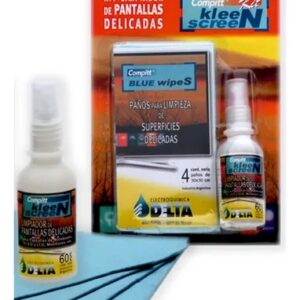 KIT LIMPIADOR PANTALLAS DELICADAS  DELTA 60cc