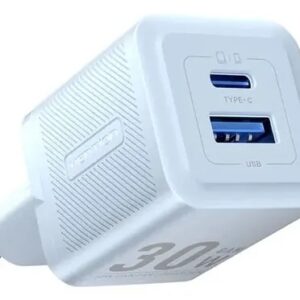 Cargador De Pared Carga Rápida Usb Y Usb-c 30w Vention