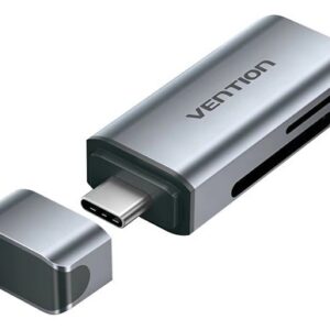 Lectora Tarjeta 2 En 1 USB-C + USB SD TfDual Vention